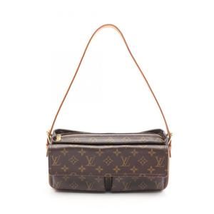 LOUIS VUITTON Brown Monogram Leather Shoulder Bag